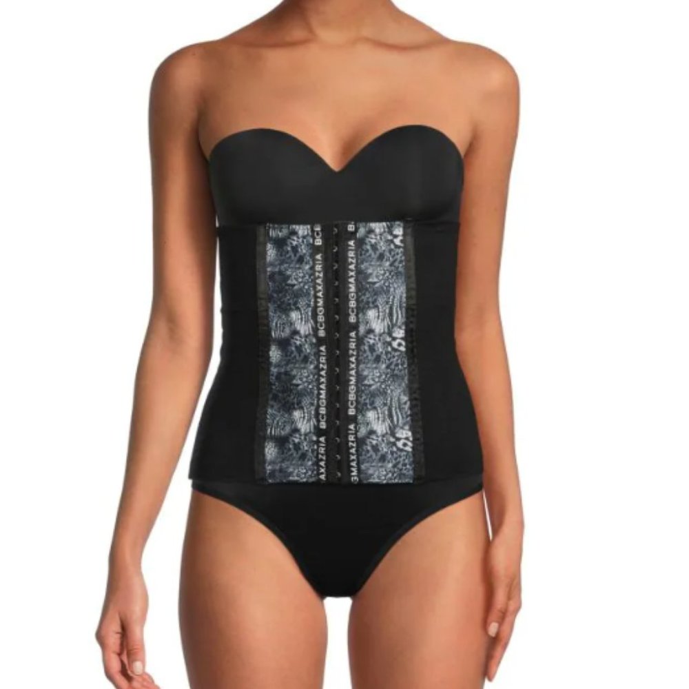 BCBGMAXAZRIA Animal Print Waist Cincher Large